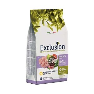 Exclusion Mediterraneo Monoprotein Light Medium & Large Breed Κοτόπουλο 3kg