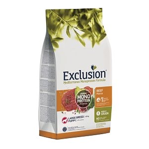 Exclusion Mediterraneo Monoprotein Puppy Large Breed Μοσχάρι 12kg