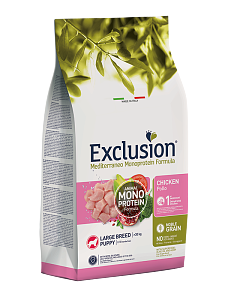 Exclusion Mediterraneo Monoprotein Puppy Large Breed Κοτόπουλο 12kg