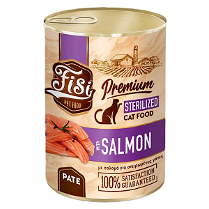 Fisi Cat Adult Sterilised Salmon 400gr