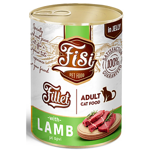 Fisi Fillet Cat Adult Αρνί Σε Ζελέ 400gr