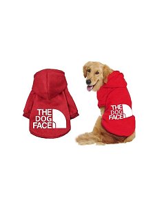 Μπλουζακι Φλις Κοκκινο The Face Dog Medium 29cm