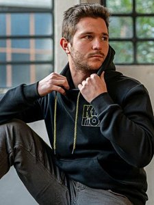 KAPRIOL ENJOY HOODIE ΜΑΥΡΟ XXXL