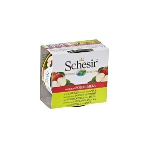 Schesir Dog Fru Κοτόπουλο με Μήλο 150g