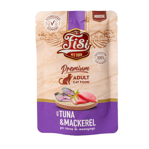 Fisi Mousse Cat Adult Τονος & Σκουμπρί 80gr