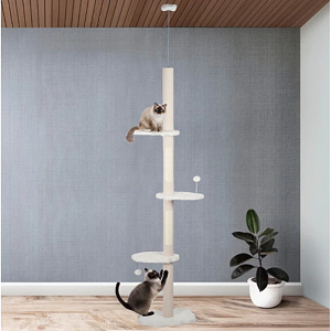 ΟΝΥΧΟΔΡΟΜΙΟ - POLE CAT TREE DANCING TO THE STARS 38*35*216-246 cm