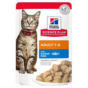 Hills Science Plan Feline Adult Ocean Fish 85gr