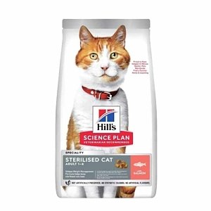 Hills Cat SP Adult Sterilised Cat Salmon 2Kg+1Kg Δώρο