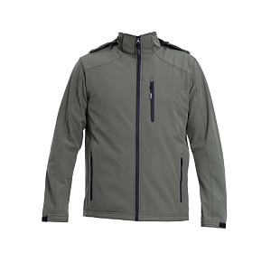 Τζάκετ Spandex Χακί Κουκούλα L