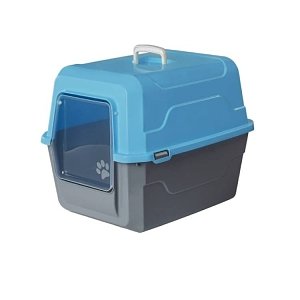 Catbus Κλειστη Λεκανη Γατας Γκρι Με Γαλαζιο 52x37x48