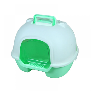 Cat Toilet Box Rear Opening Charcoal Bag