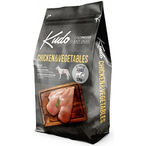 Kudo Dog All Breeds Adult Chicken/Vegetables 12kg