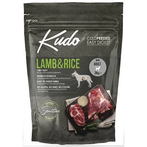Kudo Dog Mini Adult Lamb Rice 3kg