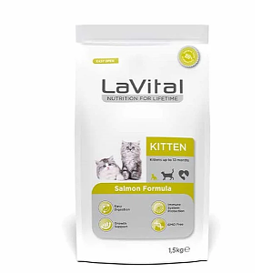 Lavital Cat Kitten Salmon 1.5 kg