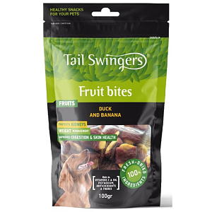 Tailswingers Banana With Duck 100gr