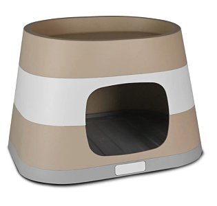 ΣΠΙΤΑΚΙ ΓΑΤΑΣ LORDRING 58X35X35cm MOKA 