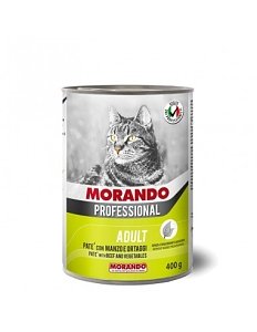 Morando Cat Professional Πατέ Βοδινό Λαχανικά 400gr