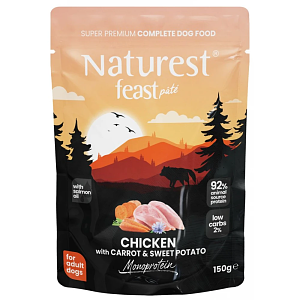 Naturest Feast Adult Pure Chicken & Carrot 150gr