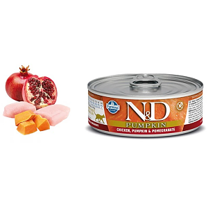 ND Cat Pumpkin Wet Chick & Pomegra 70gr 