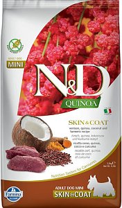ND Dog Skin Quinoa Venison Coconut Mini 2,5Kg