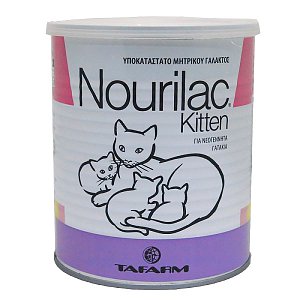 Nourilac Tafarm Kitten 350gr (Περιλαμβάνει Μπιμπερό) – Υποκατάστατο Μητρικού Γάλακτος για Νεογέννητα Γατάκια (Περιλαμβάνει Μπιμπερό)