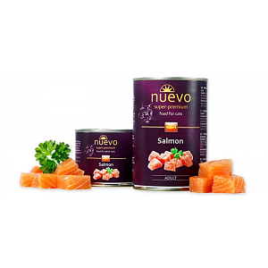 Nuevo Κονσέρβα Γάτας Adult Σολομός 400gr