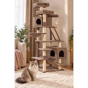 OΝΥΧΟΔΡΟΜΙΟ The Scratch Kingdom Cat Tree L55XW45XH190cm