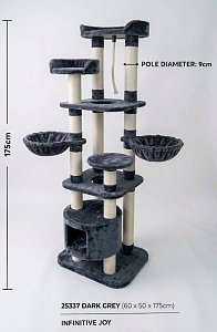 Catoikos Cat Playground '''Infinitive Joy'''' Grey