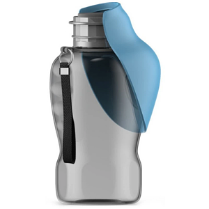 Παγουρι Γκρι Με Μπλε Σιλικονι 800ml EF65