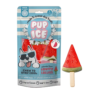 Pup Ice Fruity Lollies Watermelon 90g – Παγωτό Λιχουδιά για Σκύλους με Γεύση Καρπούζι