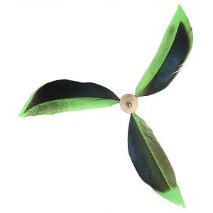 Παιχνίδι Γάτας Instincts Feather Copter Wand Πράσινο