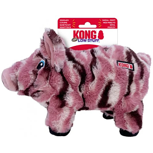 Kong Low Stuff Stripes Pig Medium