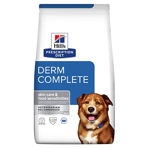 Hill's Prescription Diet Derm Complete Skin Care and Food Sensitivities για Σκύλους 12kg