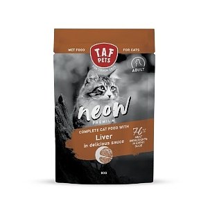 Taf Neow Premium Wet Food for Adults Liver 80gr