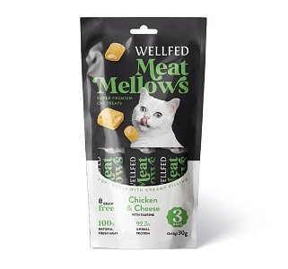 Wellfed Meat Mellows Chicken & Cheese 3*10gr