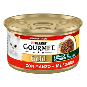 Gourmet Gold Βοδινό σε Κομματάκια με Σάλτσα Κονσέρβα 85gr