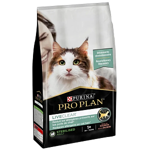 ProPlan Cat LiveClear Sterilised Adult Salmon 1,4kg