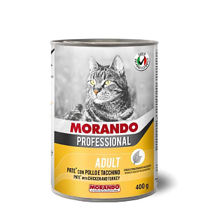 Morando Cat Professional  Πατέ  Κοτόπουλο/Γαλοπούλα 400gr