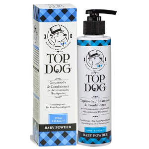 ΣΑΜΠΟΥΑΝ TOP DOG BABY POWDER 250ml