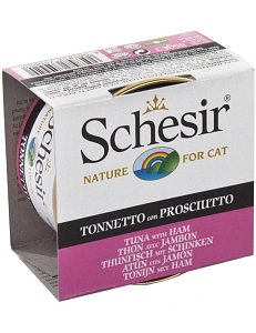 Schesir Cat Jel Τόνος με ζαμπόν 85g
