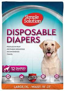 ΠΑΝΑ DISPOSABLE FEMALE DIAPER LRG/XL 12PCS