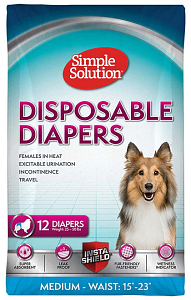 ΠΑΝΑ DISPOSABLE FEMALE DIAPER MEDIUM 12PCS