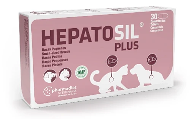 Hepatosil plus Small Breeds 30Tabs Συμπλήρωμα Διατροφής για Σκύλους και Γάτες 