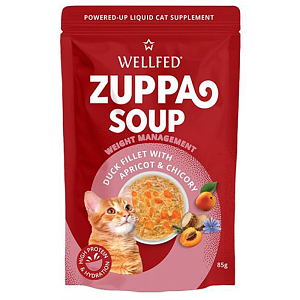 WELLFED ZUPPA SOUP DUCK,APRICOT & CHICORY