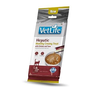 Farmina VetLife Hepatic Creamy Treat – Υγρή Κρεμώδης Λιχουδιά Γάτας για Ηπατική Υποστήριξη με Κοτόπουλο & Τόνο (4x15g)