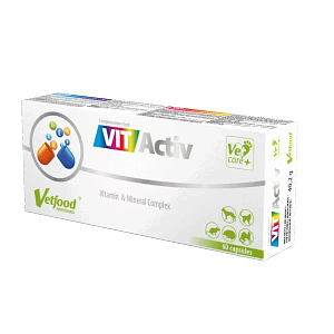 Vitactive Vetfood 60caps Πολυβιταμίνες για Σκύλους Και Γάτες 