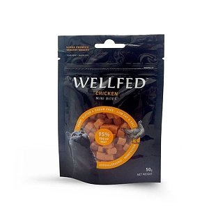 Wellfed Mini Chicken Bites 50gr
