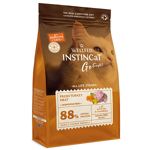Wellfed  Instincat Go Fresh Sensitive Turkey 4,5kg