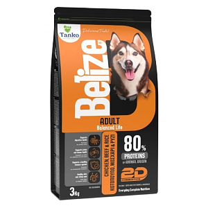 Belize Adult Dog Chicken & Beef Rice 3kg