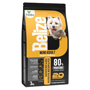 Belize Dog Mini Adult Chicken /beef/rice Dog 3kg